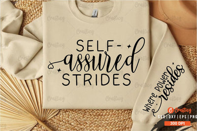 Self assured strides Sleeve SVG Design SVG Designangry 