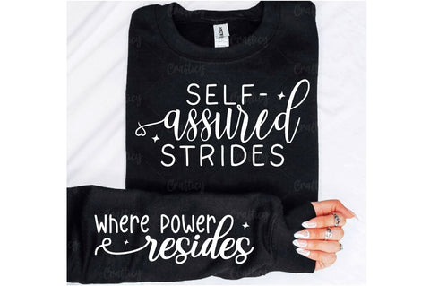Self assured strides Sleeve SVG Design SVG Designangry 