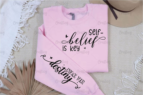 Self belief is key Sleeve SVG Design SVG Designangry 
