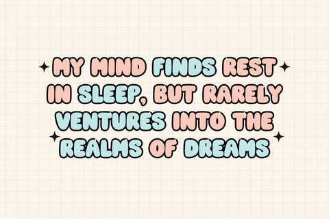 Self Dream - Cute Bubble Font Font Masyafi Studio 
