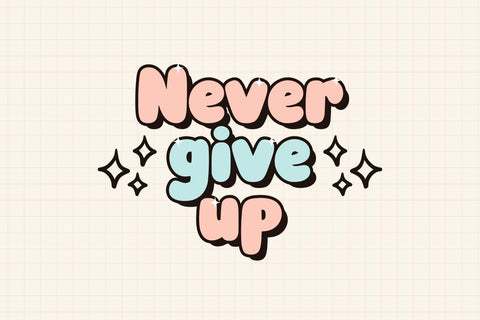 Self Dream - Cute Bubble Font Font Masyafi Studio 