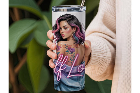 Self Love 20oz Tumbler Design Sublimation DesignSVG 