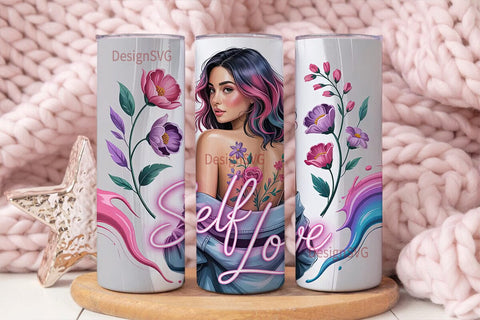 Self Love 20oz Tumbler Design Sublimation DesignSVG 