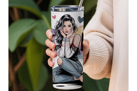 Self Love 20oz Tumbler Wrap Sublimation DesignSVG 