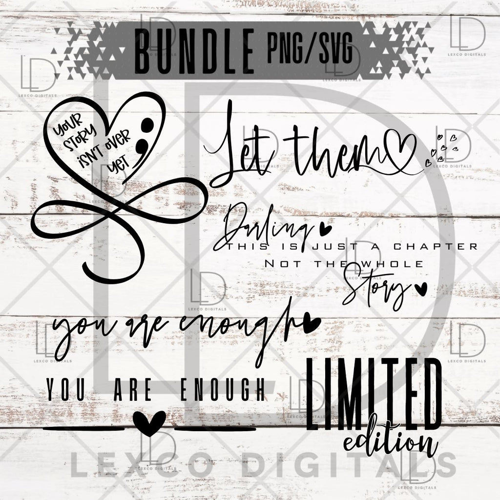 Self Love BUNDLE Confidence Motivational Inspirational Mental Health ...