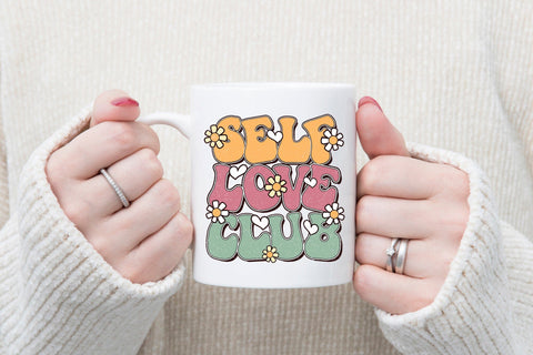 Self Love Club, Groovy Valentines Sublimation Sublimation CraftLabSVG 