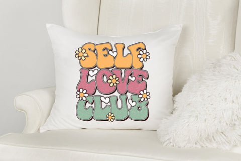 Self Love Club, Groovy Valentines Sublimation Sublimation CraftLabSVG 