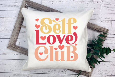 Self Love Club | Retro Valentine's Day SVG SVG CraftLabSVG 
