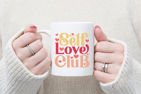 Self Love Club | Retro Valentine's Day SVG SVG CraftLabSVG 