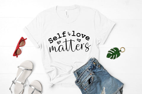 Self Love Matters - Mental Health SVG Cut File SVG CraftLabSVG 