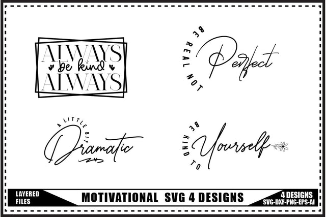 Self-Love Motivation Svg 4 Designs, Trendy saying Svg Design SVG shah alam 