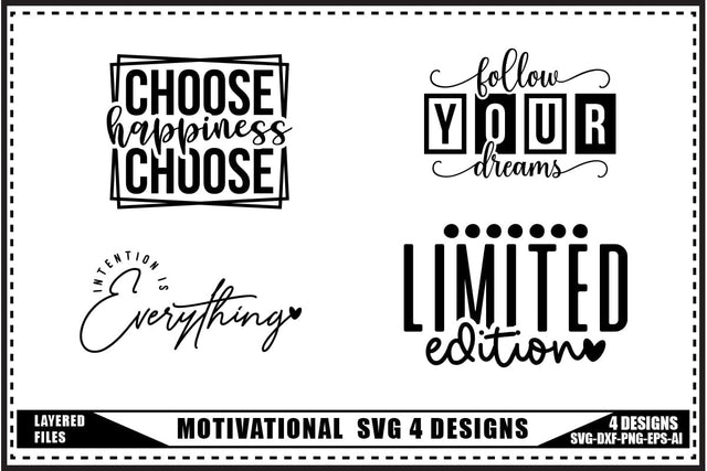 Self-Love Motivation Svg 4 Designs, Trendy saying Svg Design SVG shah alam 