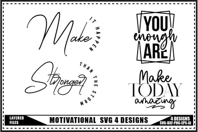 Self-Love Motivation Svg 4 Designs, Trendy saying Svg Design SVG shah alam 