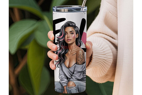 Self-Love Queen 20oz Tumbler Wrap Sublimation DesignSVG 