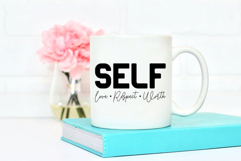 Self Love Respect Worth - Self Love Quote SVG SVG CraftLabSVG 