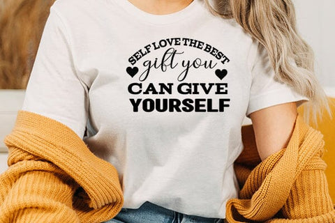 self love the best gift you can give yourself SVG Angelina750 
