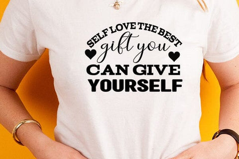 self love the best gift you can give yourself SVG Angelina750 