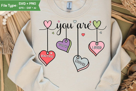 Self Love Valentine PNG Heart Christian, Valentine Quote, SVG DesignPlante 503 