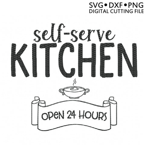 Self Serve Kitchen SVG SVG Ikonart Design Shop 