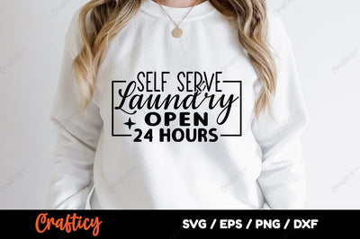 Self serve laundry open 24 hours SVG Design SVG Designangry 