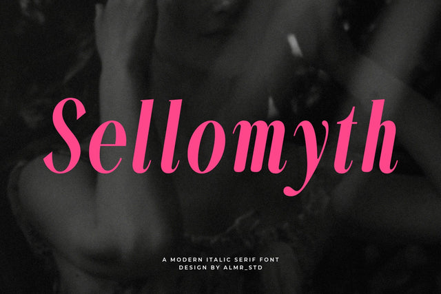 Sellomyth - Italic serif font Font studioalmeera 