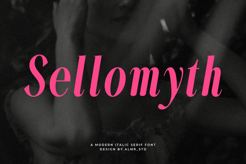 Sellomyth - Italic serif font Font studioalmeera 