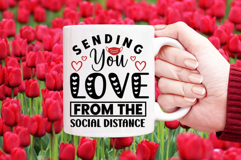 Sending You Love From The Social Distance SVG Design SVG Designangry 