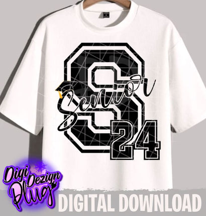 Senior 2024- Class Of 2024 - Senior 24 - Svg- Png- Digital Download SVG DigiDezigns 