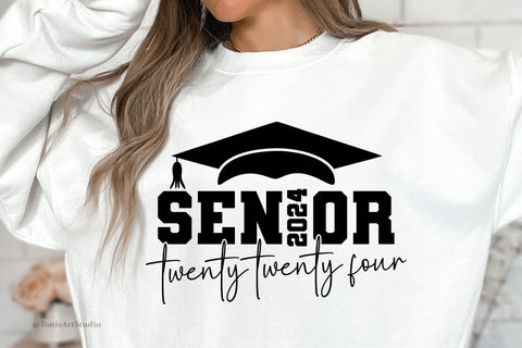 Senior 2024 SVG Design, Graduation Cap Decoration, Cut Files SVG TonisArtStudio 