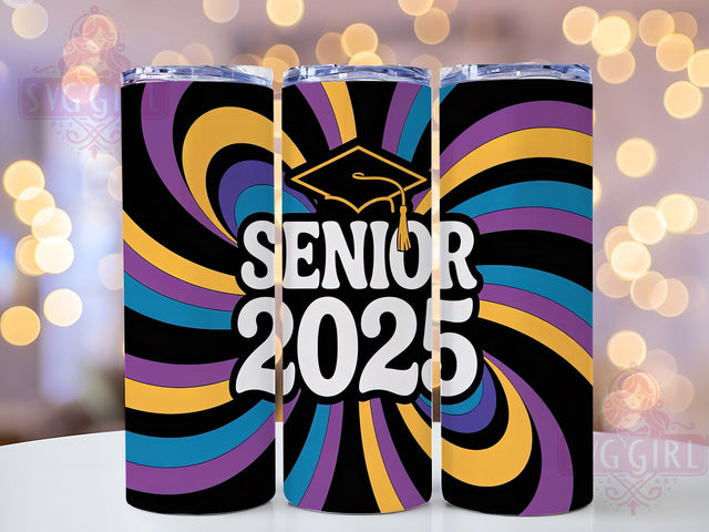 Senior 2025 Graduation 20oz Tumbler, Class of 2025 Tumbler, Graduation Tumbler, 20oz Sublimation Wrap, High School Senior Gift, Graduation Drinkware, Senior Year Tumbler Sublimation SvggirlplusArt 