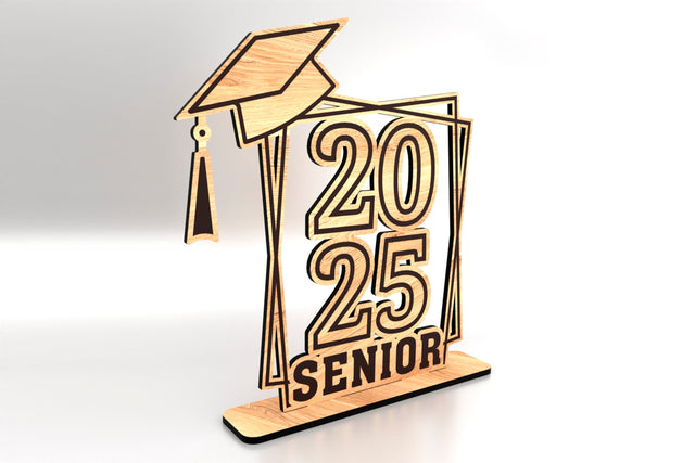 Senior 2025 Stand SVG LaserCutano 