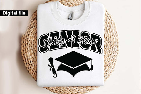 Senior 2025 svg, Coquette bow senior 2025 svg, Graduation t-shirt svg SVG Isabella Machell 
