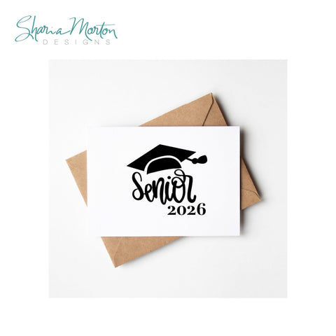 Senior 2026 Bouncy Font Design SVG Sharia Morton Designs 