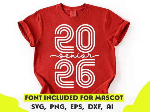 Senior 2026 SVG, Graduation Shirt Design SVG DesignDestine 