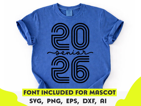 Senior 2026 SVG, Graduation Shirt Design SVG DesignDestine 
