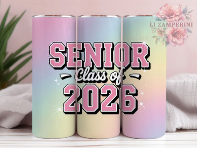 Senior Pride 2026 20oz Tumbler, Graduation Gift, Class of 2026, Senior Pride, Sublimation Wrap, 20oz Tumbler Design, School Spirit Sublimation Li Zamperini 