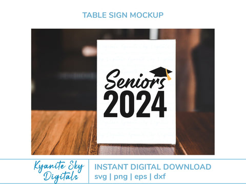 Seniors 2024 High School Graduation Senior Class of 2024 SVG Kyanite Sky Digitals 