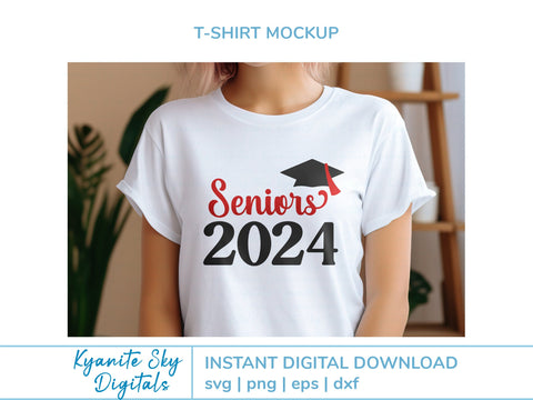 Seniors 2024 High School Graduation Senior Class of 2024 SVG Kyanite Sky Digitals 