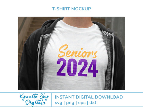 Seniors 2024 High School Graduation Senior Class of 2024 SVG Kyanite Sky Digitals 