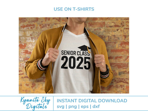 Seniors 2025 SVG bundle high school graduation senior class SVG Kyanite Sky Digitals 