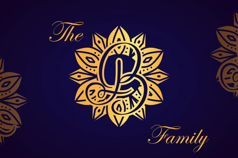 Sense Mandala Monogram Font Dm Letter Studio 