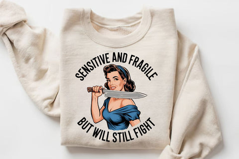 Sensitive And Fragile But Will Still Fight Sublimation Design Sublimation Regulrcrative 