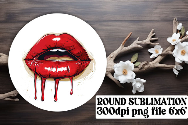 Sensual Lips Artistry Kit: Vibrant 3D Lips Decor Collection Sublimation afrosvg 