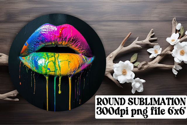 Sensual Lips Sublimation Bundle: Chic 3D Lips Decor & Accessories Sublimation afrosvg 