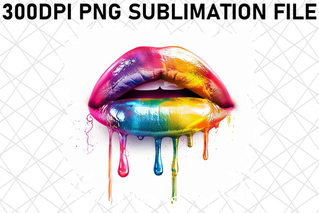 Sensuous Lip Graphics - DIY Beauty Bliss Sublimation afrosvg 