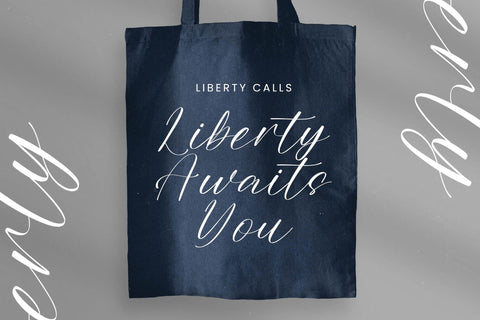 Sentinel Liberty - Modern Handwritten Font Font Letterena Studios 