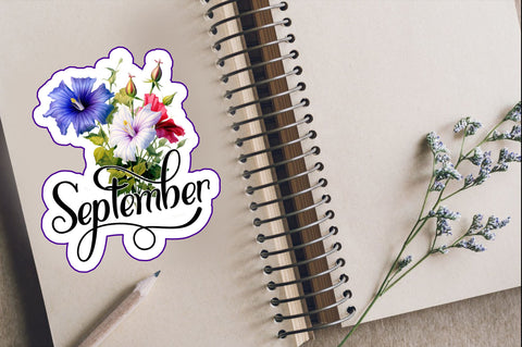 September Sticker Design Sublimation Regulrcrative 