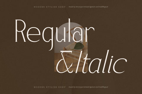 Serafilms - Modern Stylish Serif Font Storytype Studio 