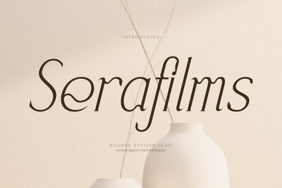 Serafilms - Modern Stylish Serif Font Storytype Studio 