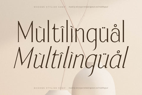 Serafilms - Modern Stylish Serif Font Storytype Studio 